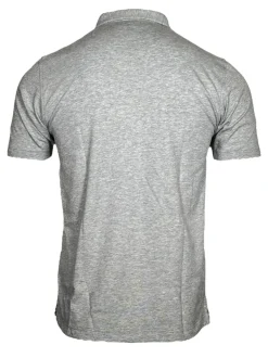 BUTTON DOWN MEN'S TECH POLO - LIGHT GREY HEATHER