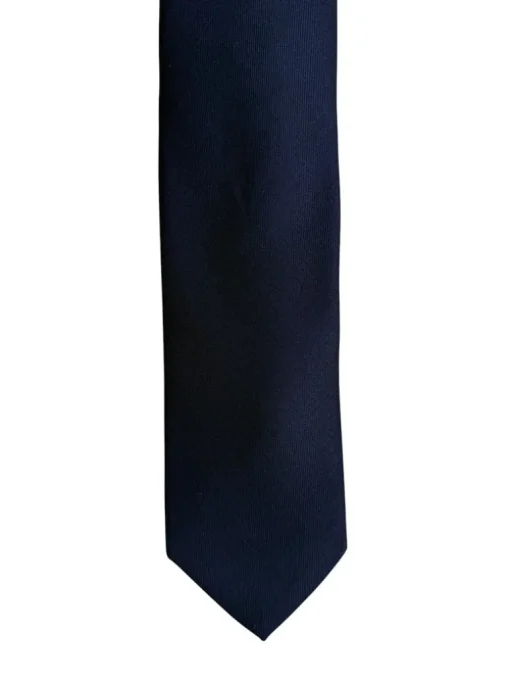DION WOOL MELANGE TIE - MARINE BLUE