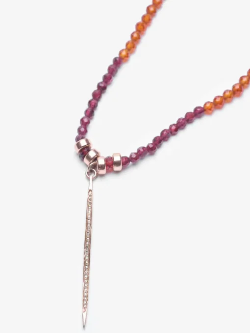 JADA JO NECKLACE - BURNING AMBER