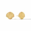 JULIE VOS SANIBEL SHELL STUD EARRING