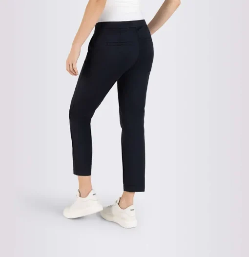 MAC WOMEN'S TURN UP CHINO - POWER DARK BLUE