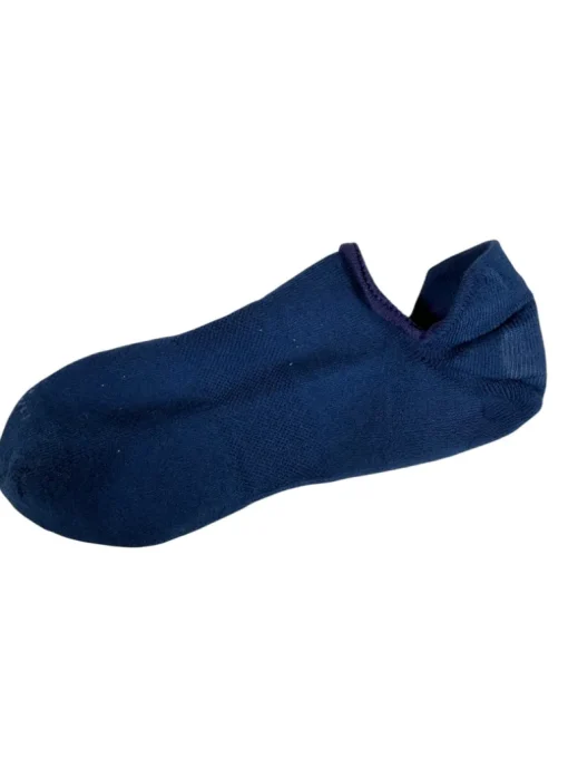 MARCOLIANI PIMA COTTON SOLID COLOR INVISIBLE SNEAKER SOCK - ROYAL BLUE