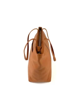 ORSYN VIENNA TOTE BAG - BRANDY PEBBLE GRAIN