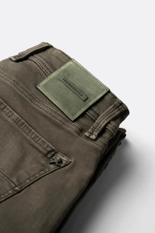TRAMAROSSA MEN'S STRETCH JEANS - MILITARY