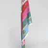 VILAGALLO FLOWER STRIPES SCARF